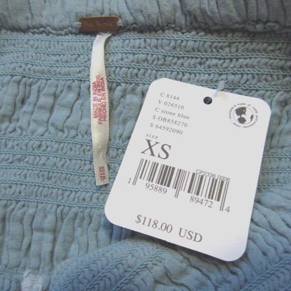 Free People Oasis Light Blue Midi Dress - Picture 6 of 8